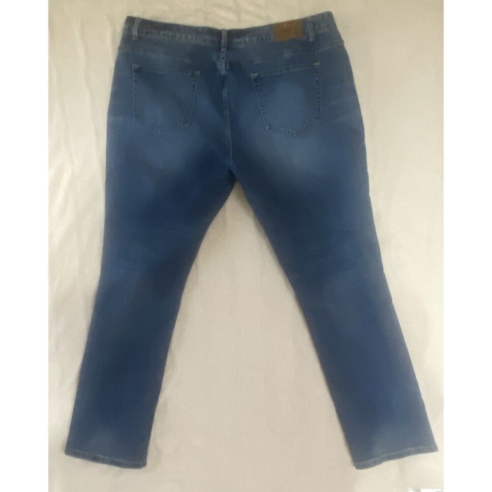 Flag & Anthem Avella Wash Oakland Slim Jeans Womens 42/32‎ (42x31) Blue Denim - Picture 5 of 13